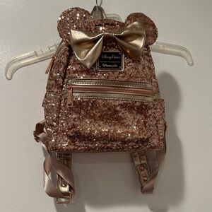 Loungefly Gold Sequin Backpack
